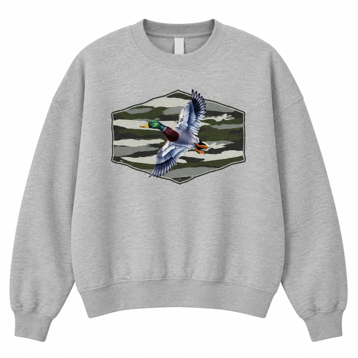 Women's Duck Hunting Oversized Crewneck Sweatshirt