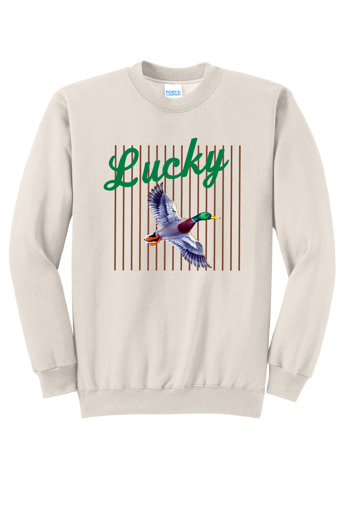 Lucky Duck Hunting Crewneck Sweatshirt