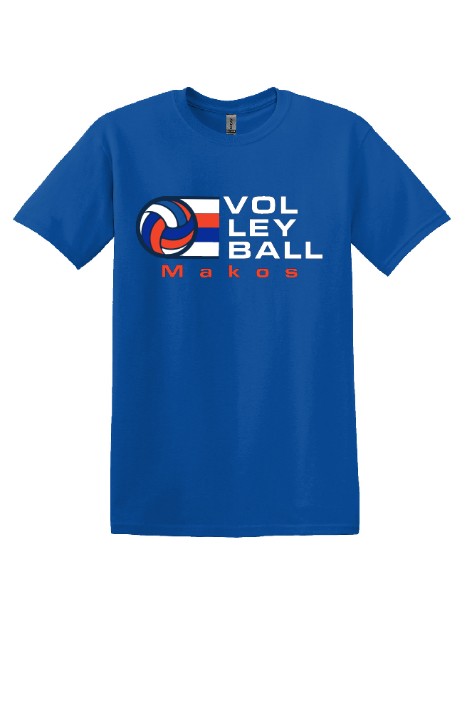 Orange Beach Makos Volleyball Tee